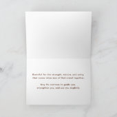 Stronger Together in Christ Greeting Card シーズンカード (内部)