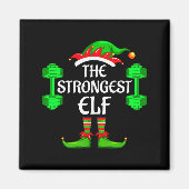 Strongest Elf Matching Family Group Christmas Part マグネット (正面)
