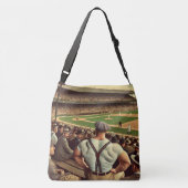 Strongman Watching Baseball Shoulder Tote クロスボディバッグ (裏面)