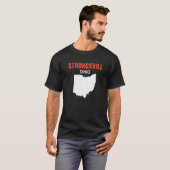 STRONGSVILLEオハイオUSA州アメリカトラベルオヒオアン Tシャツ (正面フル)