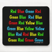 Stroopテスト マウスパッド (正面)