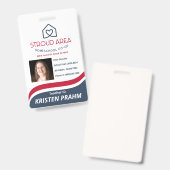 Stroud エリアのホームスクール教師/保護者 ID バッジ (正面＆裏面)