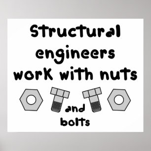 Structural Engineers Work ポスター