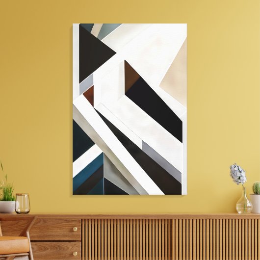 Structural Geometry キャンバスプリント (インサイチュ (リビング))