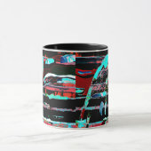 Structural Interference – Abstract Coffee Mug マグカップ (中央)