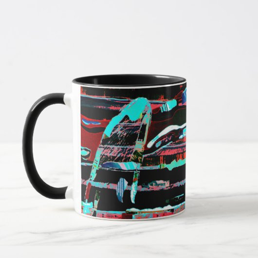 Structural Interference – Abstract Coffee Mug マグカップ (左)