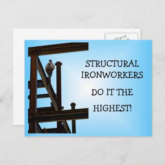 Structural Ironworkersポストカード ポストカード (正面/裏面)
