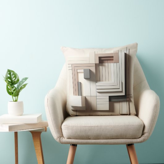 Structured Geometric Blocks  クッション (椅子)