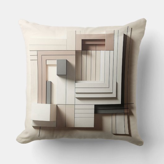 Structured Geometric Blocks  クッション (正面)