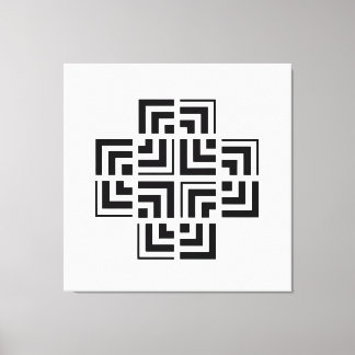 Structured Geometry | モダン キャンバスプリント