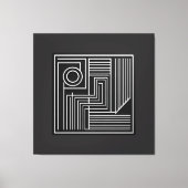 Structured Orbit Lines キャンバスプリント (正面)