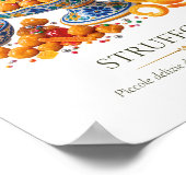 Struffoli – Vintage Italian Dessert ポスター (角)