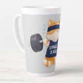 Struggle is Real カフェラテマグ (左アングル)