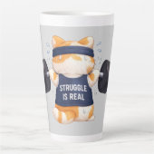 Struggle is Real カフェラテマグ (正面)