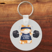 Struggle is Real キーホルダー (正面)