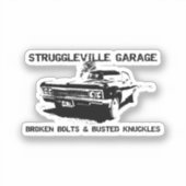 Struggleville Garageへようこそ – どこで壊れたボール シール (正面)