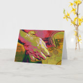 Strummin カード (黄色い花)