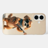 Strumming Paws:愛らしいドッグギター Case-Mate iPhoneケース (裏面 (横))