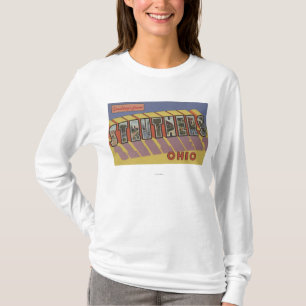 Struthers、オハイオ州-大きい手紙場面 Tシャツ