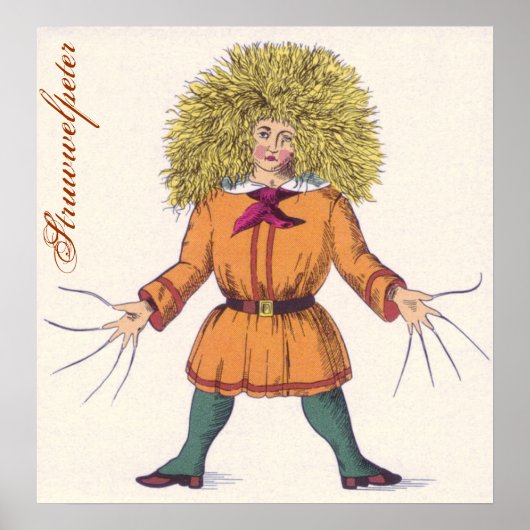 Struwwwelpeter to Heinrich Hoffmann ポスター (正面)