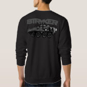 Strykerの男性基本的なスエットシャツ スウェットシャツ (裏面)
