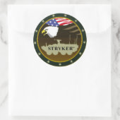 stryker_logo ラウンドシール (バッグ)