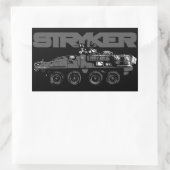 Stryker Rectangleステッカー 長方形シール (バッグ)