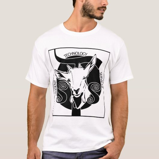 STSのヤギのロゴ Tシャツ (正面)