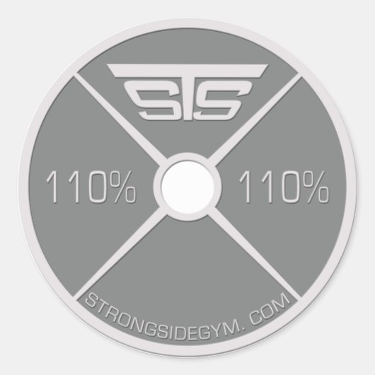 STSプレートシール ラウンドシール (正面)