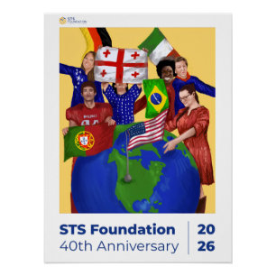STS財団40周年記念ポスター ポスター