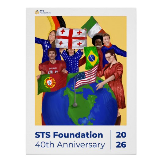 STS財団40周年記念ポスター ポスター (正面)