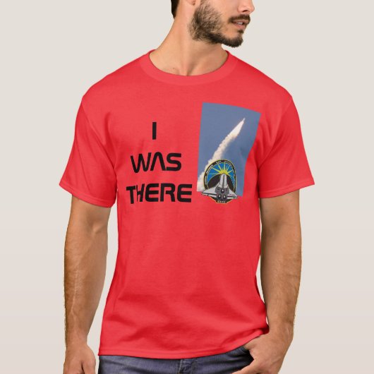 sts132、私はそこにいました tシャツ (正面)