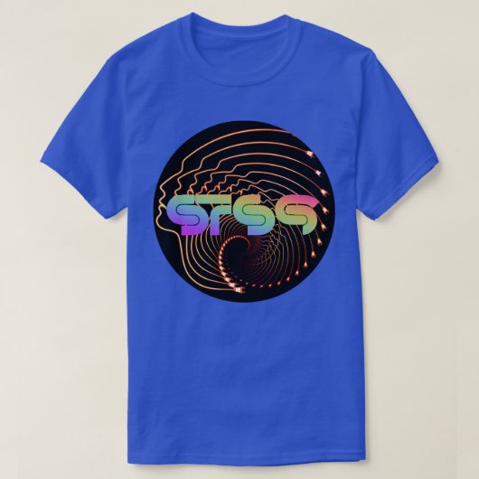 STS9サイケデリック顔旋回 Tシャツ (デザイン正面)