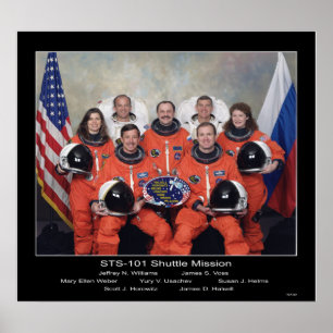 STS-101シャトル・ミッションの乗組員- 2000年 ポスター