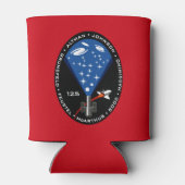 STS 125ハッブル宇宙望遠鏡ミッションパッチ 缶クーラー (裏面)