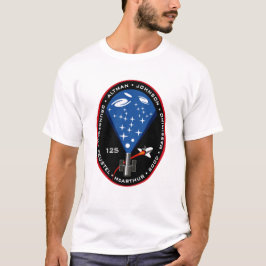 STS 125ハッブル宇宙望遠鏡ミッションパッチ Tシャツ