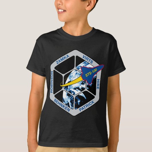 STS 130の努力 Tシャツ (正面)
