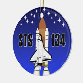 STS-134努力のオーナメント セラミックオーナメント (左)