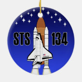 STS-134努力のオーナメント セラミックオーナメント (裏面)