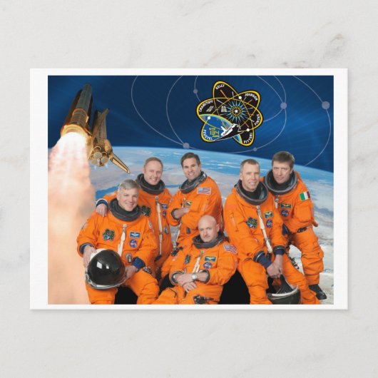 STS-134_Official_Crew_Photo ポストカード (正面)