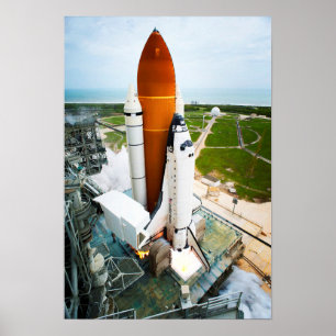 STS-135宇宙シャトルアトランティス打ち上げポスター ポスター
