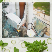 STS-135宇宙シャトルアトランティス打ち上げ キッチンタオル (折り畳み)