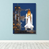 STS-135 Night Before Launchキャンバスプリント キャンバスプリント (インサイチュ (ウッドフロア))