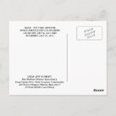 STS-135_Official_Crew_Photo ポストカード (裏面)