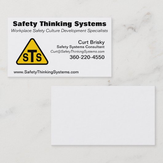 STS 2 名刺 (正面/裏面)