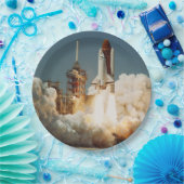 STS-6シャトルの打ち上げ ペーパープレート (パーティー)