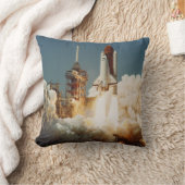 STS-6シャトル打ち上げアクセント枕 クッション (ブランケット)