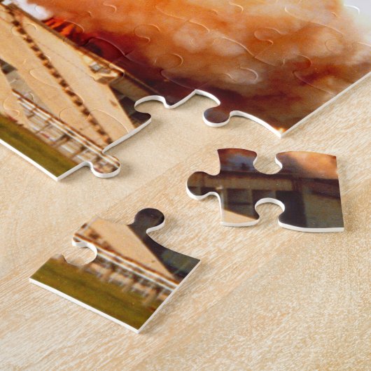 STS 61-Aの発表 ジグソーパズル (側面)