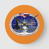 STS-71 ラウンド壁時計 (正面)