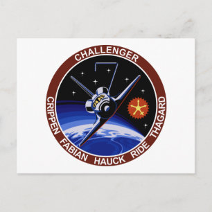 STS-7:チャレンジャーOV-99 & Sally Ride ポストカード